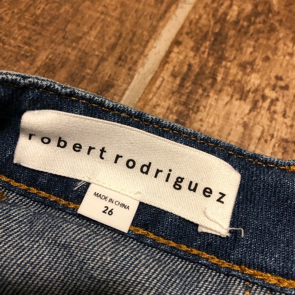 ROBERT RODRIGUEZ Crop Drop Crotch Cargo JEANS 26 Cropped Rustic - Picture 11 of 12